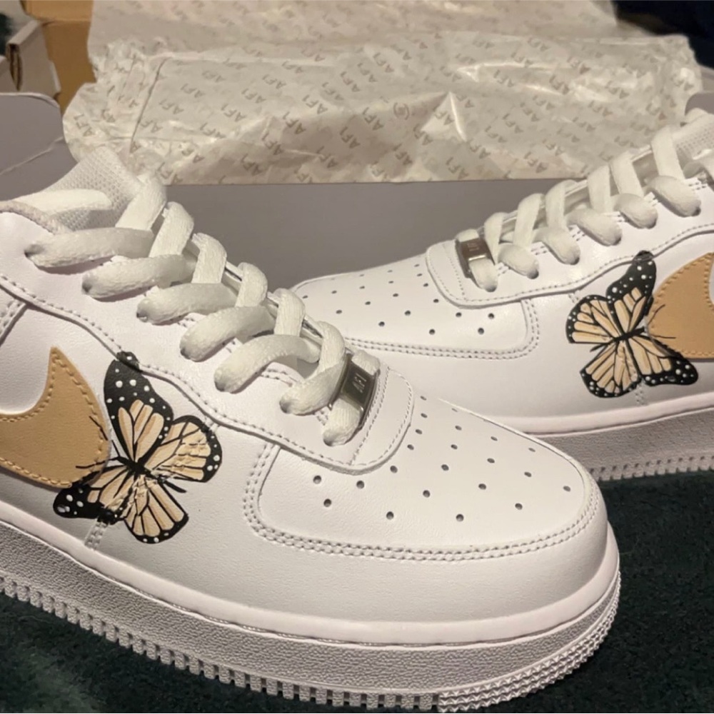 Butterfly color check Air Force 1 Sneakers - Picture 3 of 4